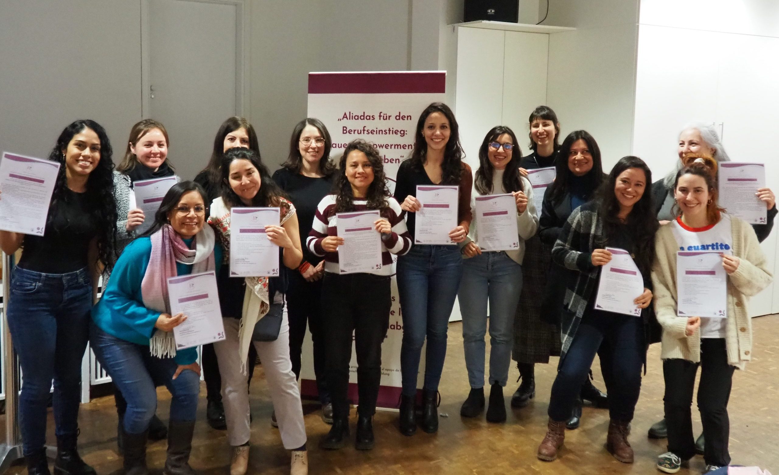 Projektabschluss „Aliadas Für Den Berufseinstieg: Frauenempowerment & Arbeitsleben“
